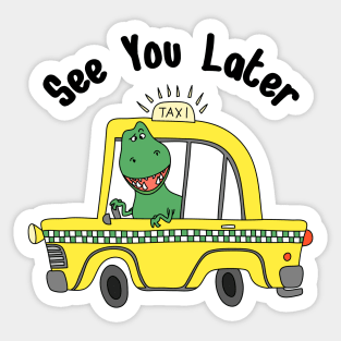 Dino boba Sticker